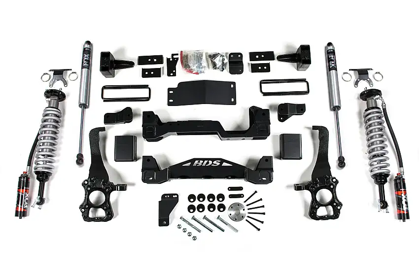 BDS Suspension BDS1532FPE 2015-2020 Ford F150 4wd 6" Coilover Suspension System, 5" Rear Block, 2.5 Front