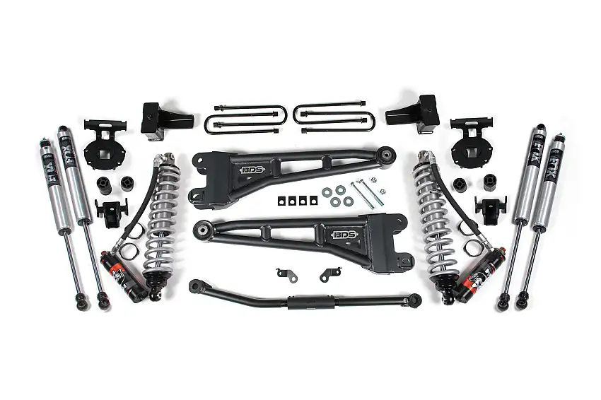 BDS Suspension BDS1509FPE 2011-2016 Ford F250/F350 4wd 2.5" Radius Arm Suspension Lift Kit, 1" Rear, Block