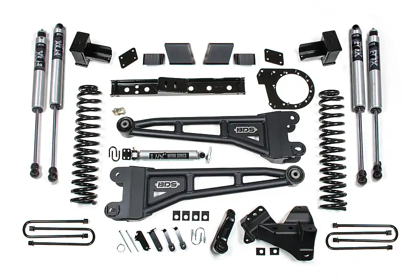 BDS Suspension BDS1561FS 2020-2022 Ford F250/350 7" Radius Arm Suspension System - Rear Block - Fox