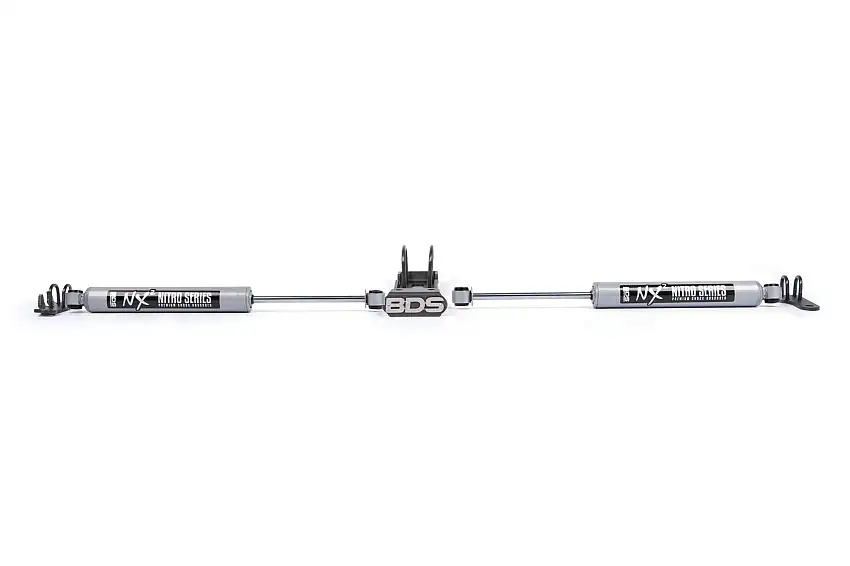 BDS Suspension BDS2028DH Dual Stabilizer Kit - NX2 - 97-06 Jeep Wrangler TJ, 93-98 Grand Cherokee ZJ, 84-