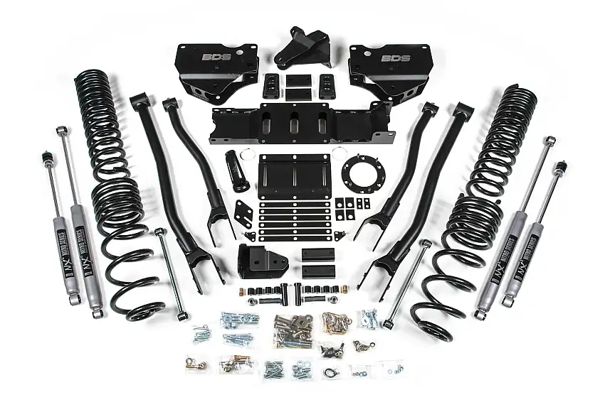 BDS Suspension BDS1689H 2019-2026 Ram 2500 5.5" 4-Link Gas - Rear Coil Springs - NX2 Shocks