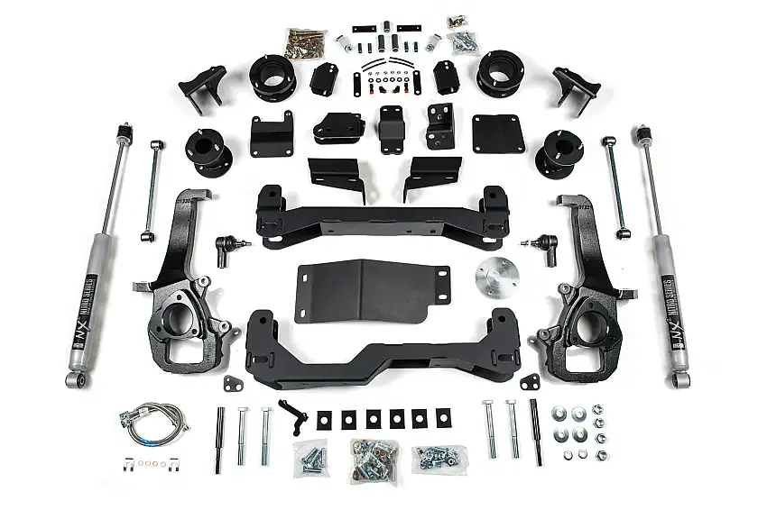 BDS Suspension BDS1697H 2020-2024 Ram 1500 4" Air Ride Suspension Lift System - NX2 Shocks