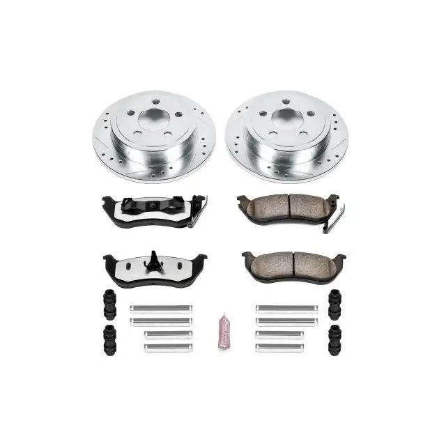 Power Stop Rear Z36 Extreme Performance Truck & Tow Brake Kit for 03-06 Jeep Liberty KK, Wrangler TJ & Unlimited K2197-36