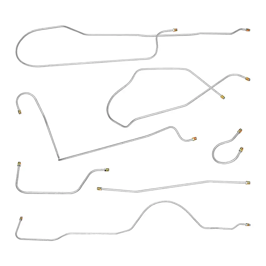 1952 Buick Super/Special Series 40/50 (Only) Manual Brake Line Kit 6pc, OE Steel