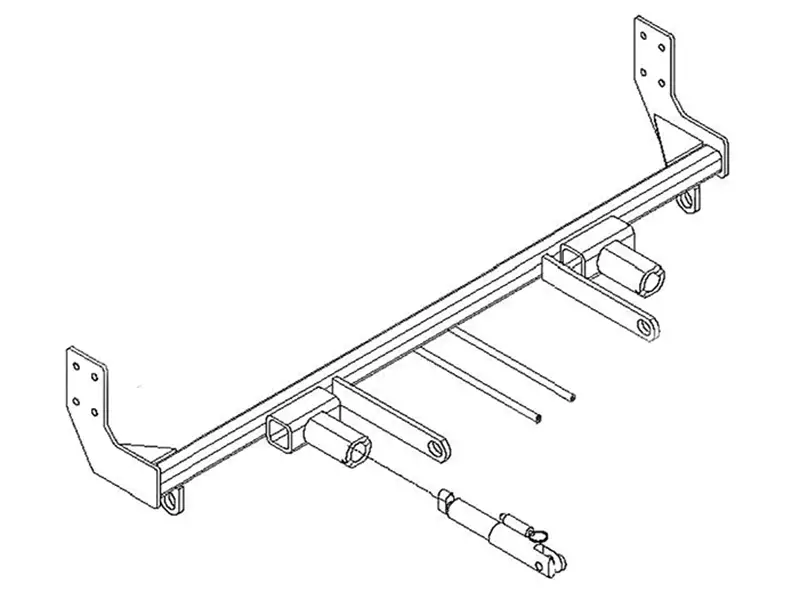 BlueOx Tow Bar Base Plate, Front Mount, RV Flat Towing for Select, BUICK LACROSSE