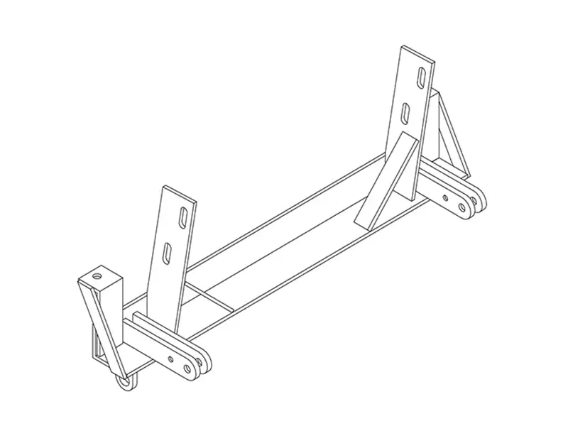 BlueOx Tow Bar Base Plate, Front Mount, RV Flat Towing for Select, FORD RANGER