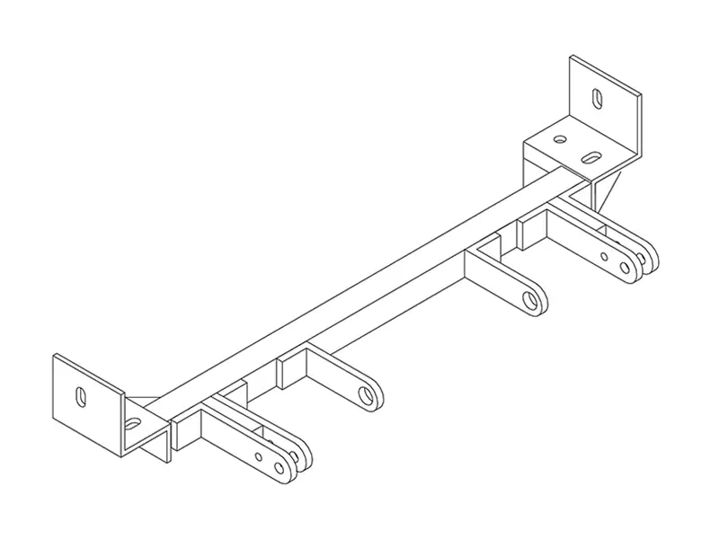 BlueOx Tow Bar Base Plate, Front Mount, RV Flat Towing for Select, FORD EXPLORER LITD E13