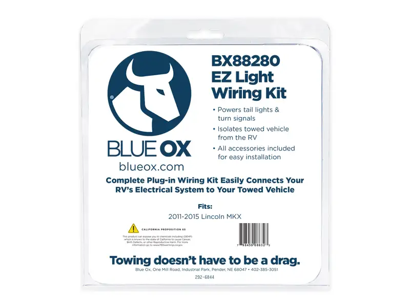 BlueOx EZ Light Wiring Harness Kit For Select ESCAPE/EDGE/MKX/TRIB/MARI BX88280