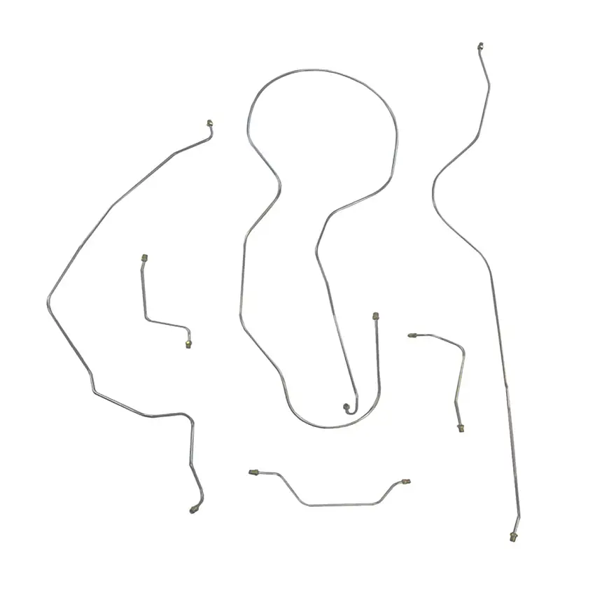 1950-51 Cadillac Series 61 122" WB Complete Brake Line Kit, OE Steel