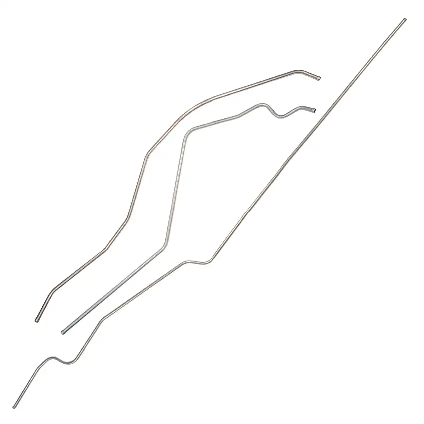 1958 Chevrolet Impala (Under Rocker Routing) 3/8" Main Fuel Lines, 3pc, OE Steel
