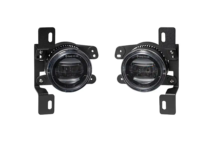 Diode Dynamics Elite Series Fog Lamps for 18-26+ Jeep Wrangler JL & 20-26+ Gladiator JT w/ Steel Bumper DD5164P-