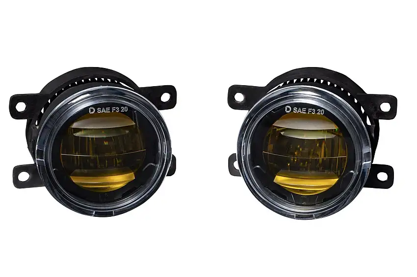 Diode Dynamics Elite Series Fog Lamps for 07-26+ Jeep Wrangler JK, JL & 20-26+ Gladiator JT with Factory Plastic Bumper DD5129P-