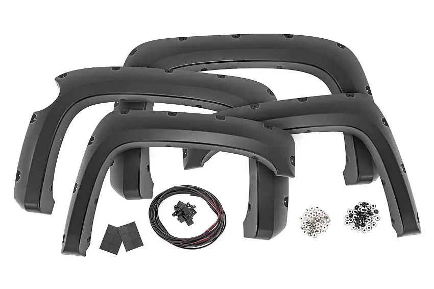 Rough Country Pocket Fender Flares 5'9" Bed GAP Imperial Blue Chevy Silverado 1500 (07-13)07-13 F-C11612A-GAP