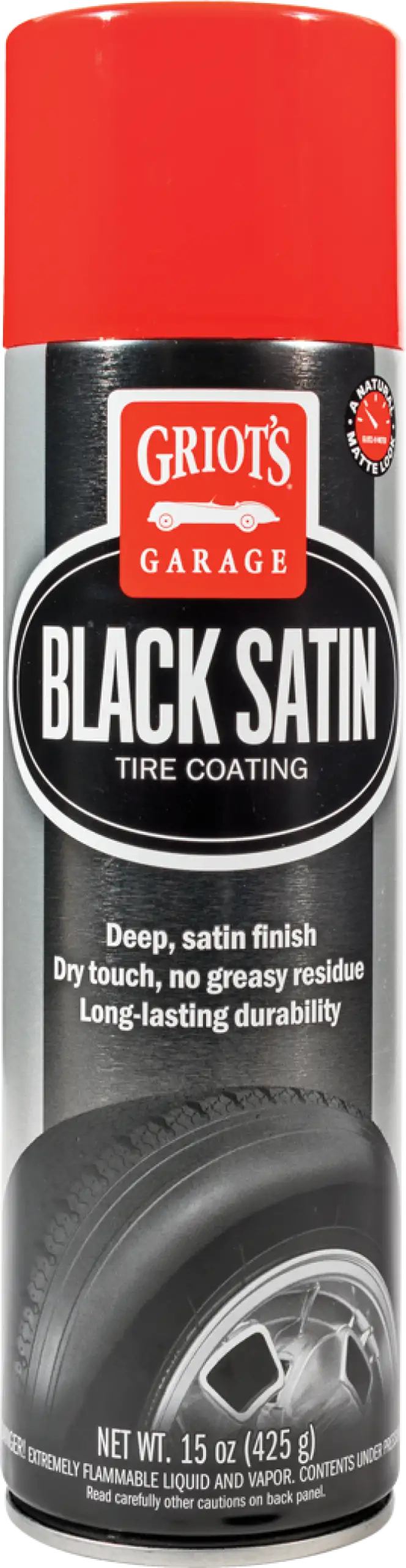 Griots Garage Black Satin Tire Coating - 15oz - Case of 6