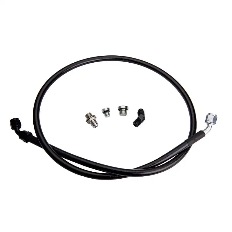 Fleece Performance Remote Turbo Oil Feed Line 01-16 GM 6.6L Duramax S300/S400 Turbo