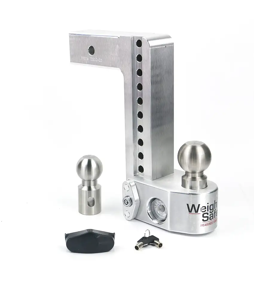 Weigh Safe Weigh Safe Adjustable Drop Hitch - 10" Drop for 2.5" Shank WS10-2.5