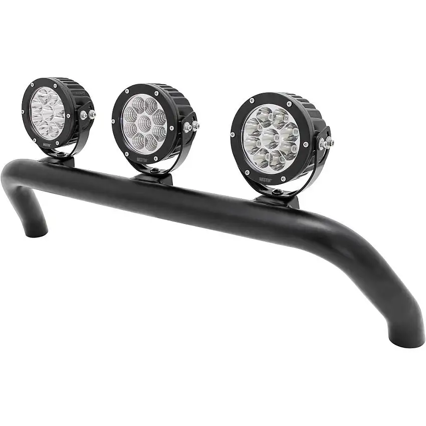 Westin Bumper Mount for LED Light Bar Textured Black Steel for 07-18 Jeep Wrangler JK, JKU 62-41055