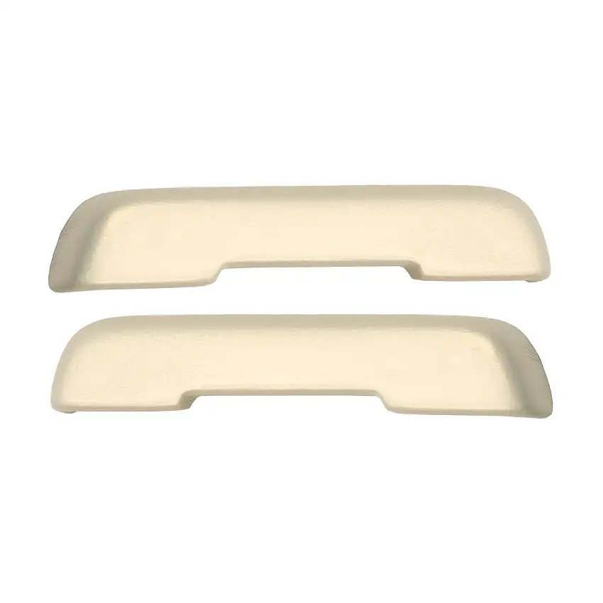 1968-72 GM A-Body Front Arm Rest Pads- Parchment, Pair