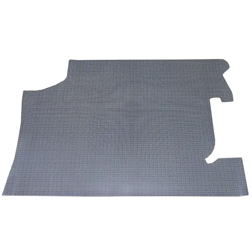 1967 Chevrolet Chevelle Trunk Mat Gray And Black Crowsfoot Pattern 1pc