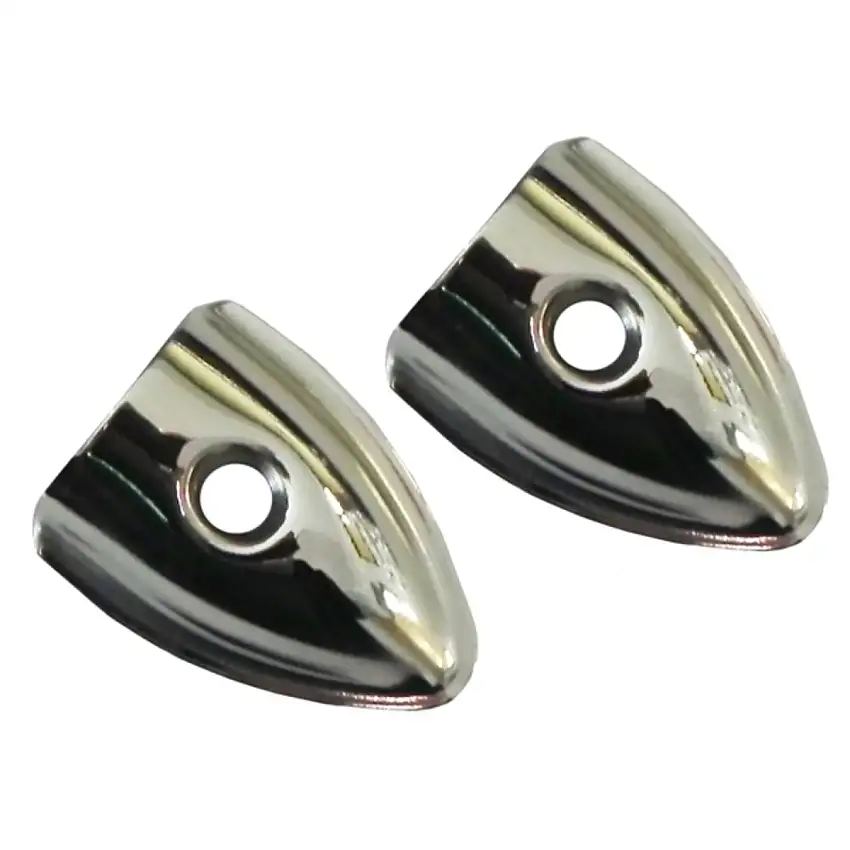 1952-76 GM (All Models) Convertible Top Stainless trim Corners 2pc
