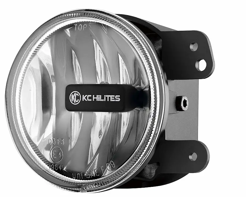 KC Hilites 1497 G4 Gravity LED 4" SAE ECE Fog 1-Light - 2010-2018 Jeep Wrangler JK 2/4-Door