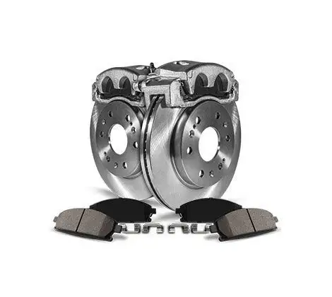 Power Stop Front Z17 Evolution Geomet Coated Brake Kit with Calipers for 17-19 Jeep Cherokee KL with Dual Piston Front Calipers