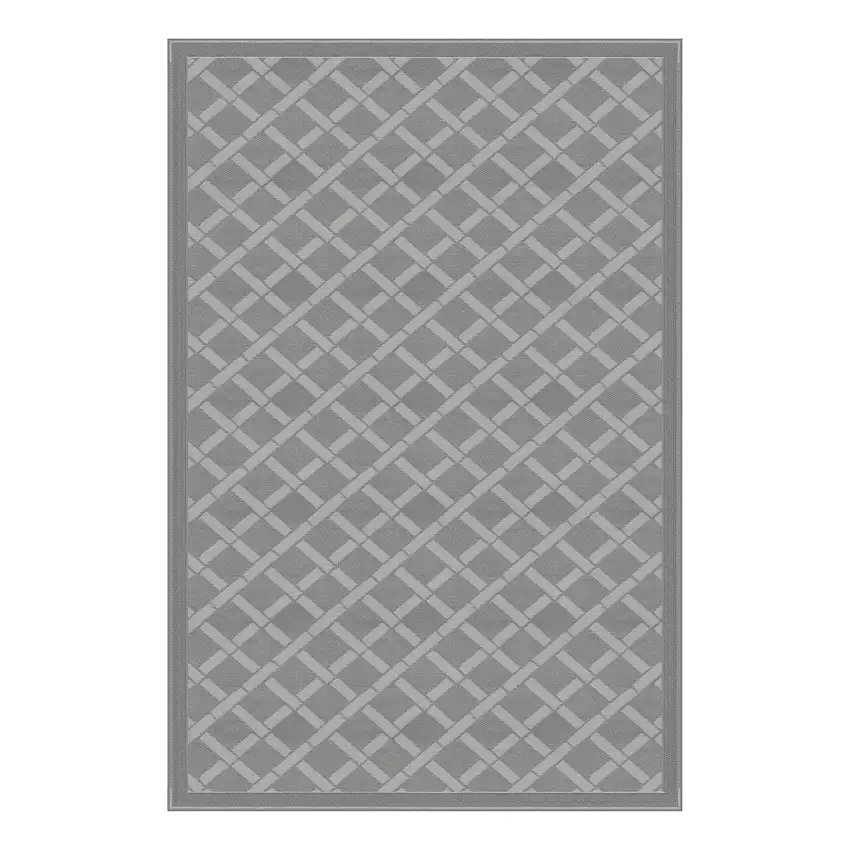 Lippert All Weather Patio Mat - 8' x 12' (Gray)