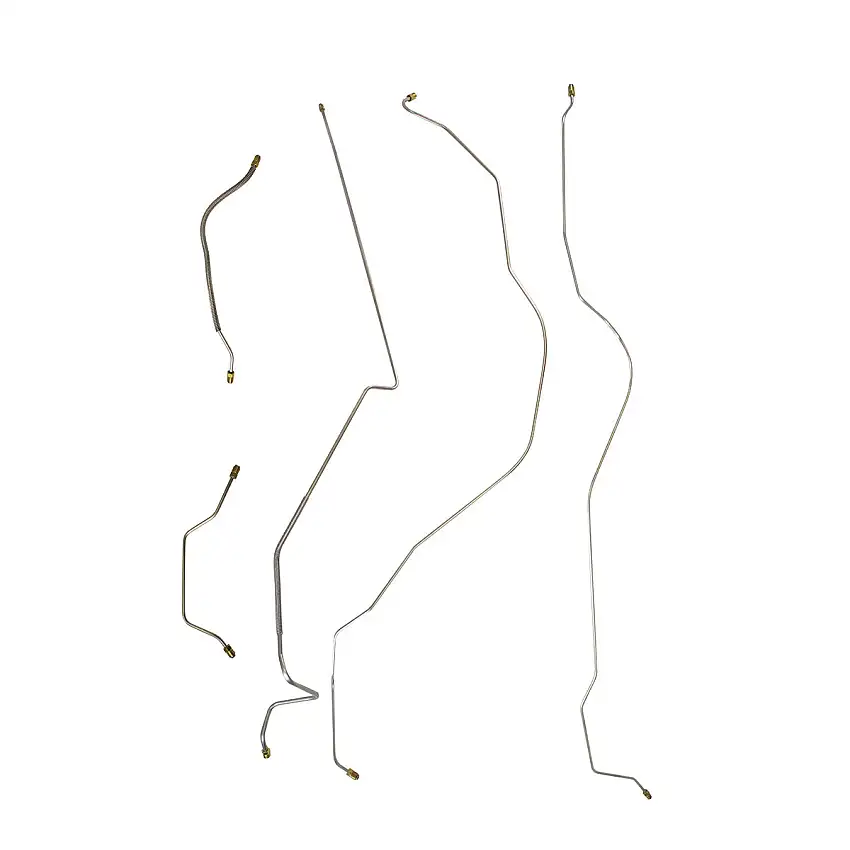 1956 Lincoln Continental Brake Line Kit 4pc, OE Steel