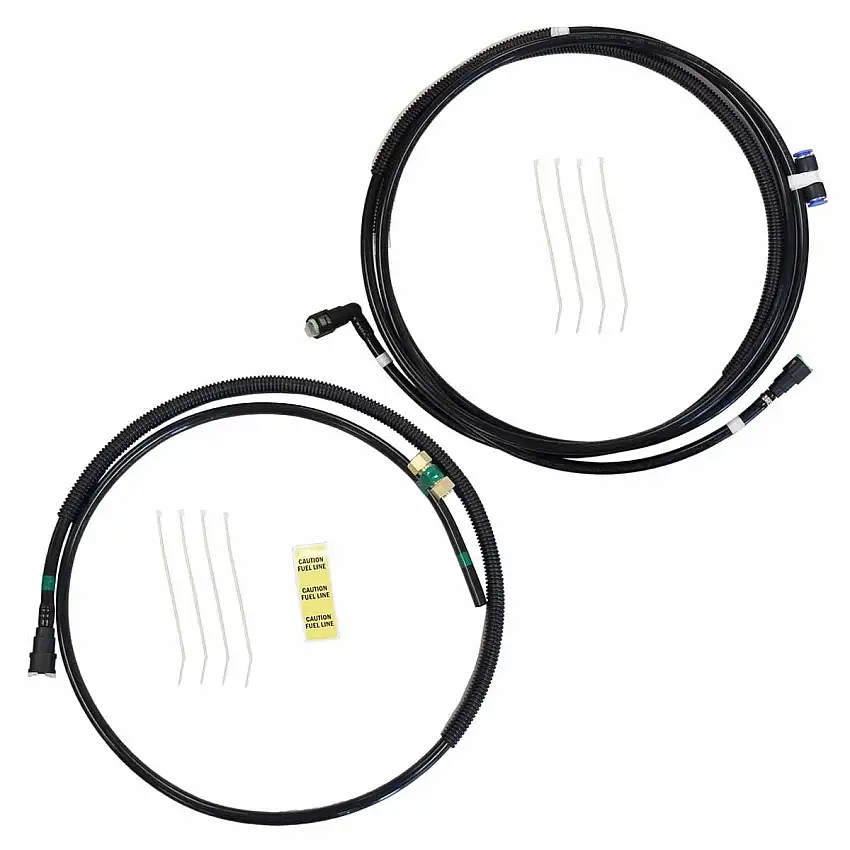 2007-14 Chevrolet Silverado GMC Sierra 5.3L 6.0L 6.2L Supply and Fuel Vapor Lines Nylon Fuel Line Kit Mid Section