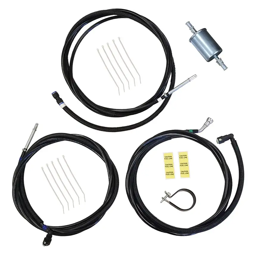 2000-05 Chevrolet Monte Carlo Impala 3.8L Only Supply Return & Vapor Nylon Fuel Line Kit Filter To Engine