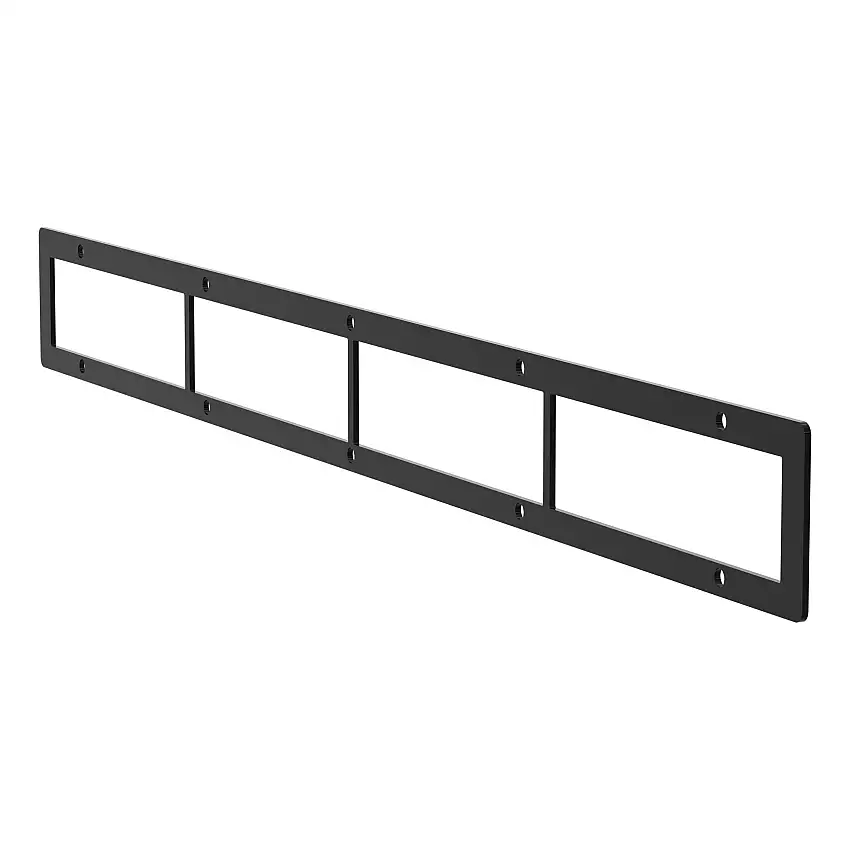 Aries Automotive Pro Series 30-Inch Black Steel Light Bar Cover Plate PC30OB
