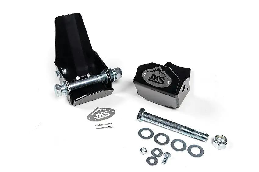 BDS Suspension JKS8309 2021-2025 Ford Bronco - Rear Lower Shock Skid/Roost Guard (Black Struts/Coilover