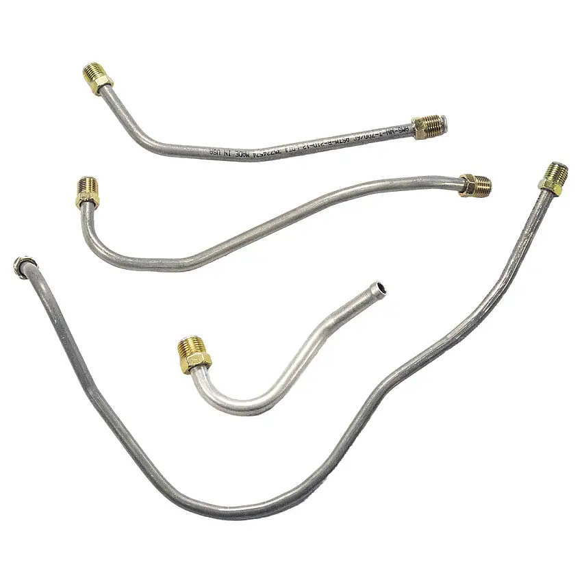 1961-62 Pontiac Catalina 120" WB 5/16", 3/8" Tri-Power Lines 4pc, Aluminum