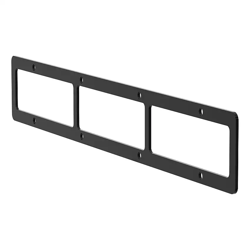 Aries Automotive Pro Series 20-Inch Black Steel Light Bar Cover Plate PJ20OB