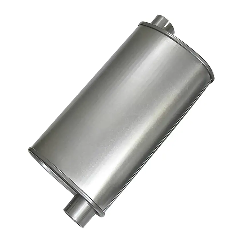 1964 Pontiac GTO Lemans 21" Stock Offset Muffler 2-1/4" Inlet, 2" Outlet, 1pc