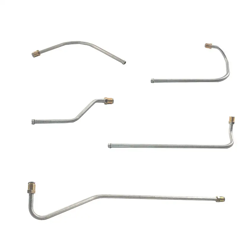 1962-63 Plymouth Belvedere/Fury 426CID Max Wedge Pump to Carb Lines 5pc, OE Steel