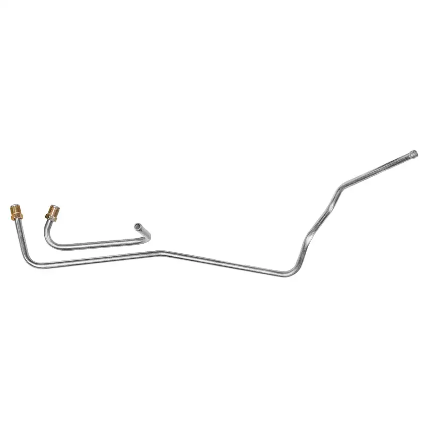 1968-71 Plymouth B-Body 440CID 4bbl Carter AVS 5/16" Pump to Carb Lines 2pc, OE Steel