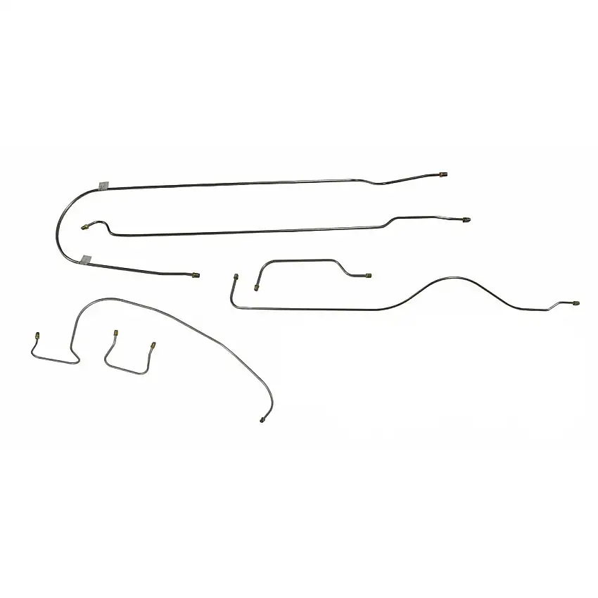1937 Packard 1507 Complete Brake Line Kit 6pc, OE Steel
