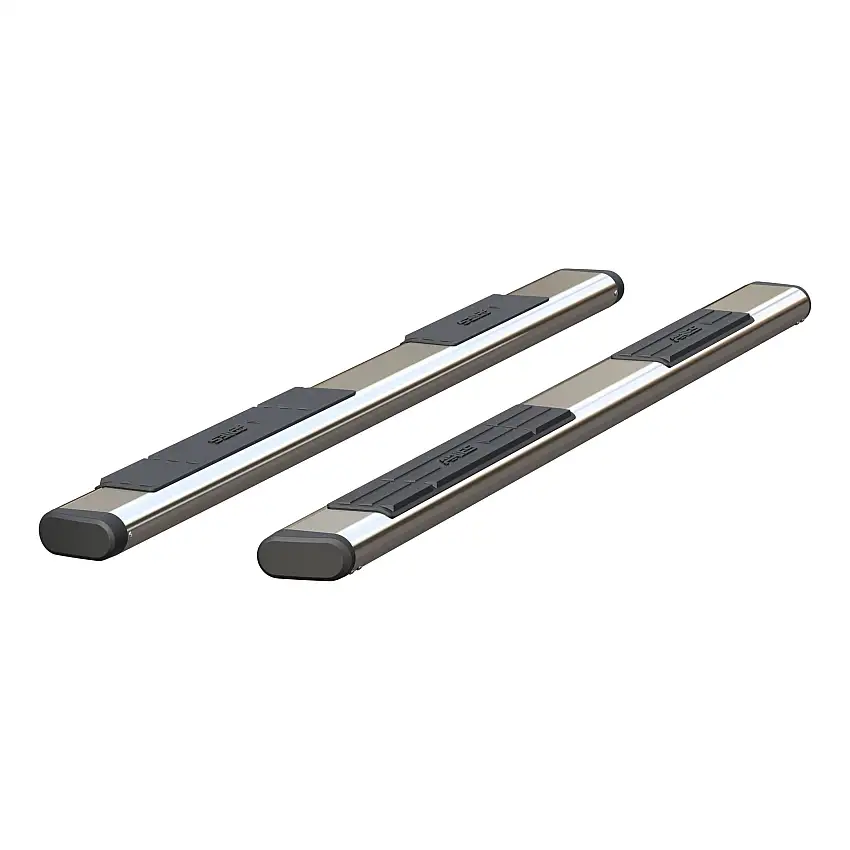 Aries Automotive 6" x 91" Polished Stainless Oval Side Bars (No Brackets) S2891