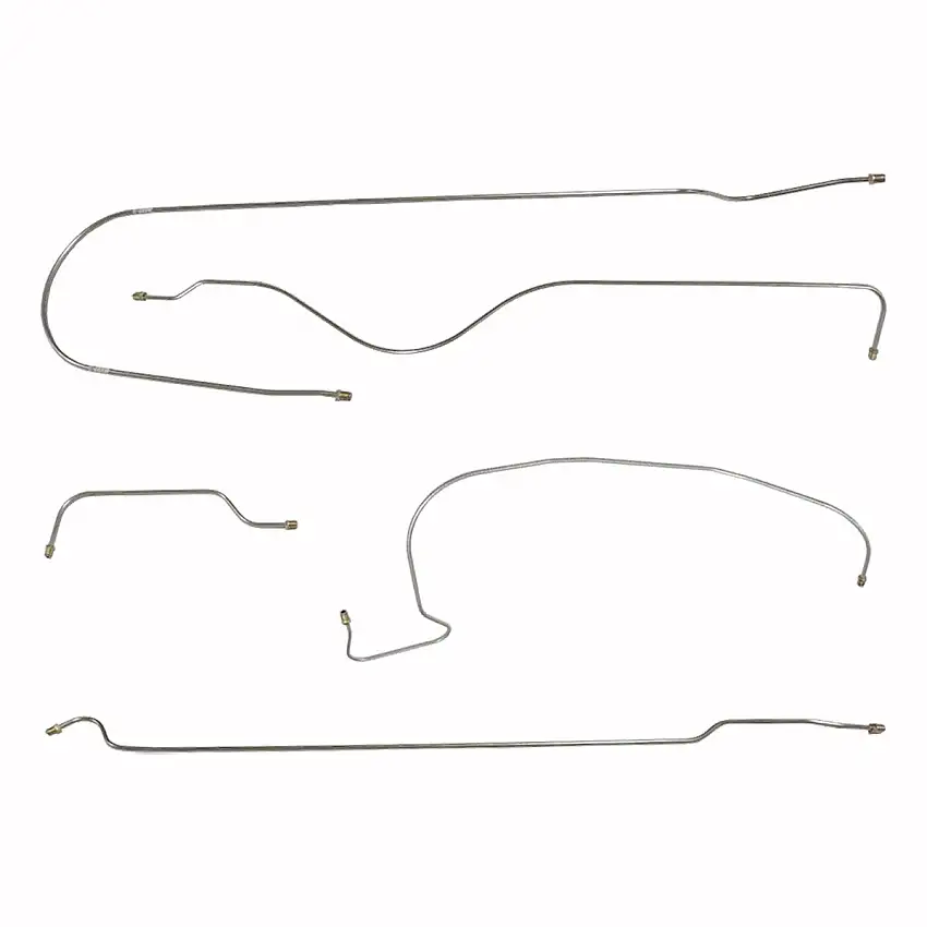 1960-65 Alfa Romeo Spider Brake Line Kit 5pc, Stainless (A-9)