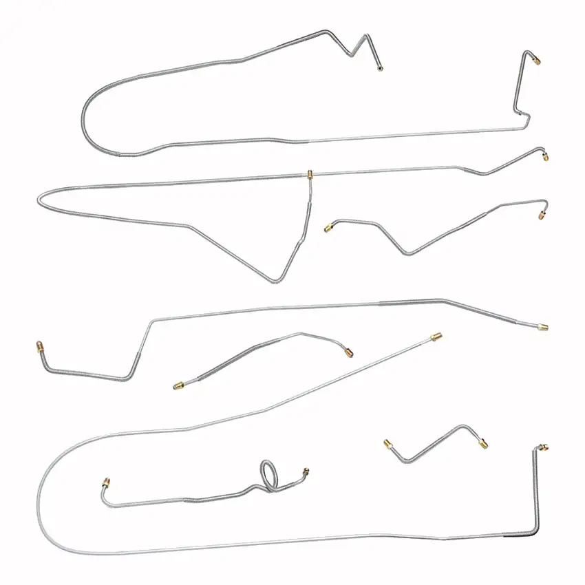 1959 Buick Electra/225 126.3" WB Power Brake Line Kit 8pc, Stainless