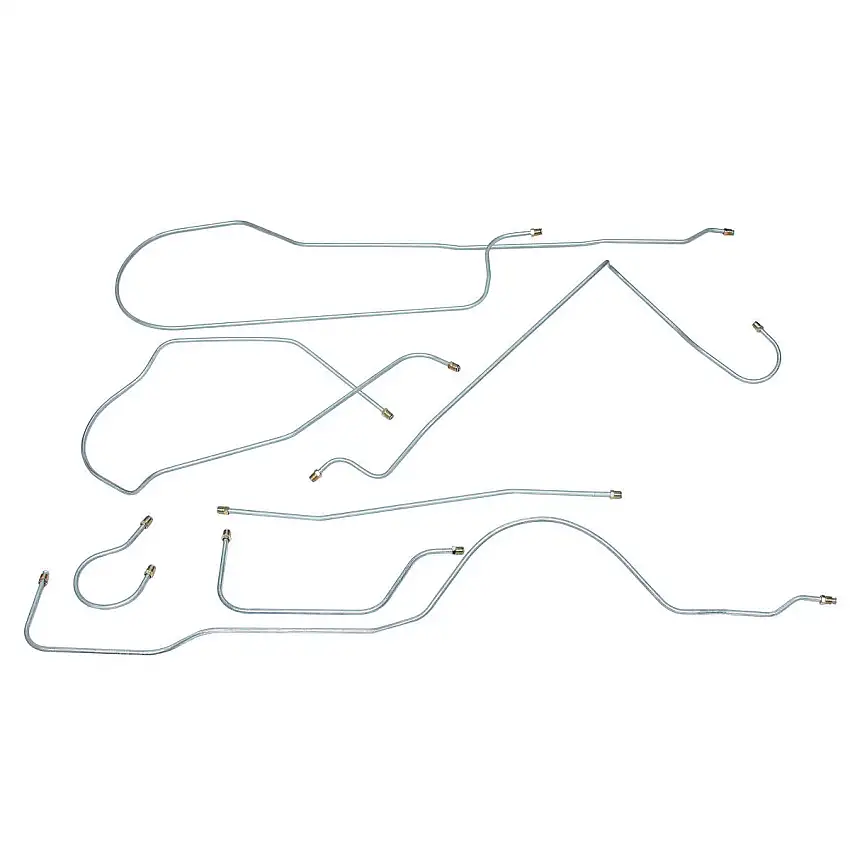 1942 Buick Series 60 Century, Manual Drum, Complete Brake Line Kit 5pc, Stainless