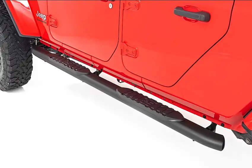 Rough Country OVAL NERF STEPS for 20-25 Jeep Gladiator JT 21015