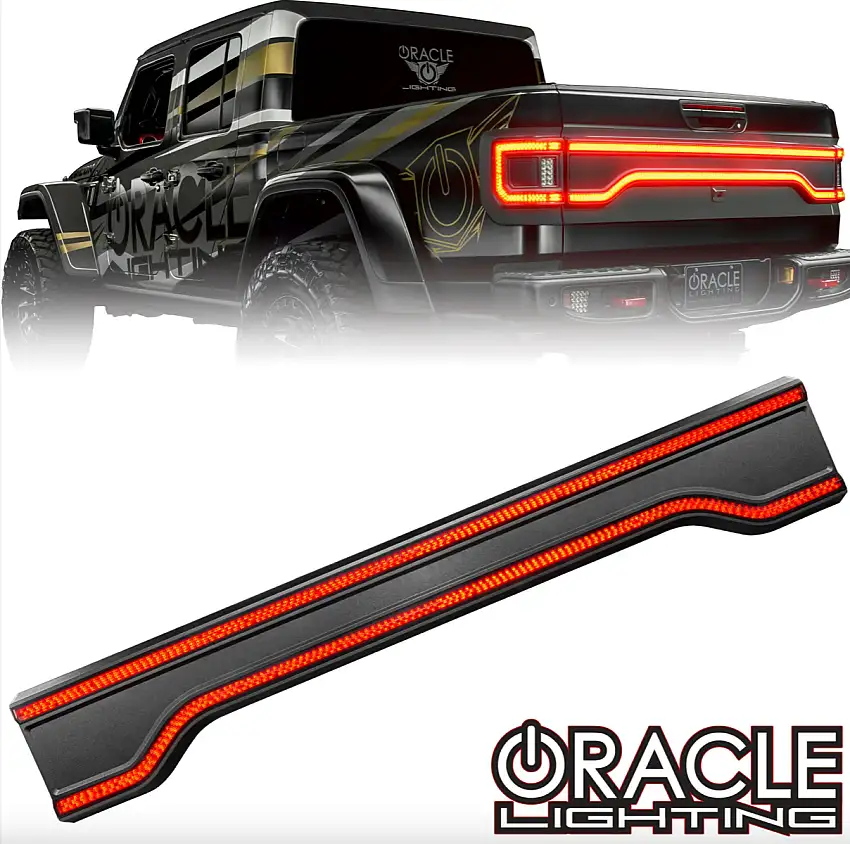ORACLE Lighting Racetrack Flush Style LED Tailgate Panel Light for 20+ Jeep Gladiator JT 5918-504-