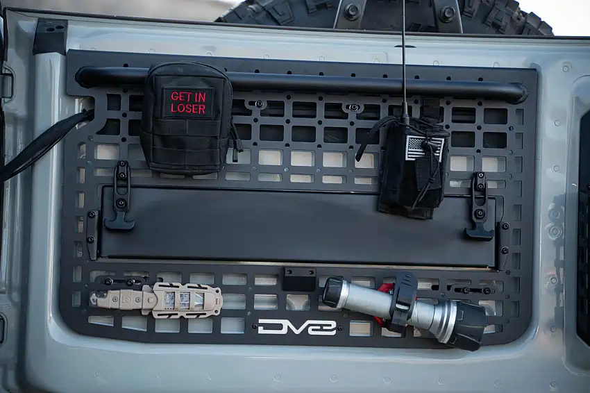 DV8 Tailgate Molle Panel for 2021+ Ford Bronco MPBR-02