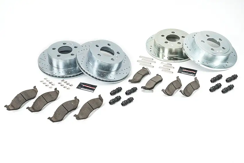 Power Stop Front & Rear Z36 Extreme Performance Truck & Tow Brake Kit for 03-06 Jeep Wrangler TJ & Unlimited K2154-36
