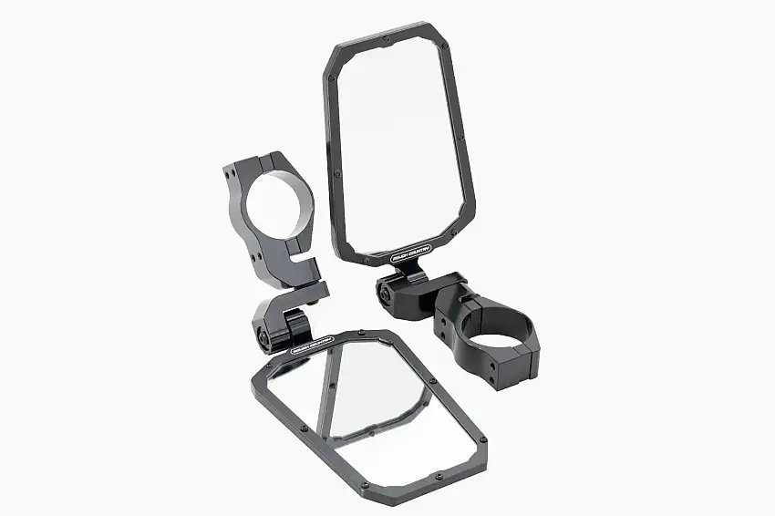 Rough Country UTV Aluminum Side View Mirrors Horizontal For Universal Applications 99209