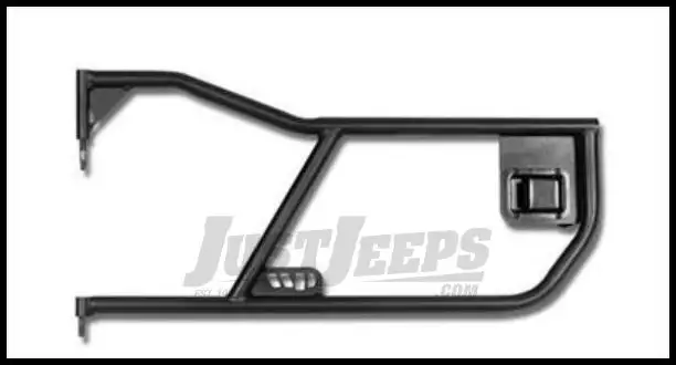 Warrior Products Adventure Tubular Doors with Paddle Style Handles in Black Powder Coat Finish For 1984-96 Jeep Cherokee XJ 4 Door Models 90783