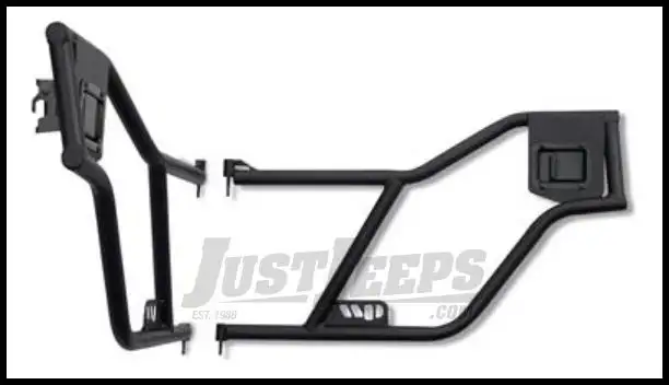 Warrior Products Adventure Tubular Doors with Paddle Style Handles in Black Powder Coat Finish For 1984-96 Jeep Cherokee XJ 90784
