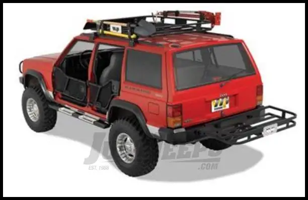Warrior Products Adventure Tubular Doors with Paddle Style Handles in Black Powder Coat Finish For 1997-01 Jeep Cherokee XJ 90852